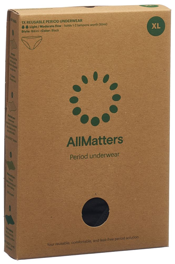 AllMatters Periodenunterwäsche Slip XL light/moderate