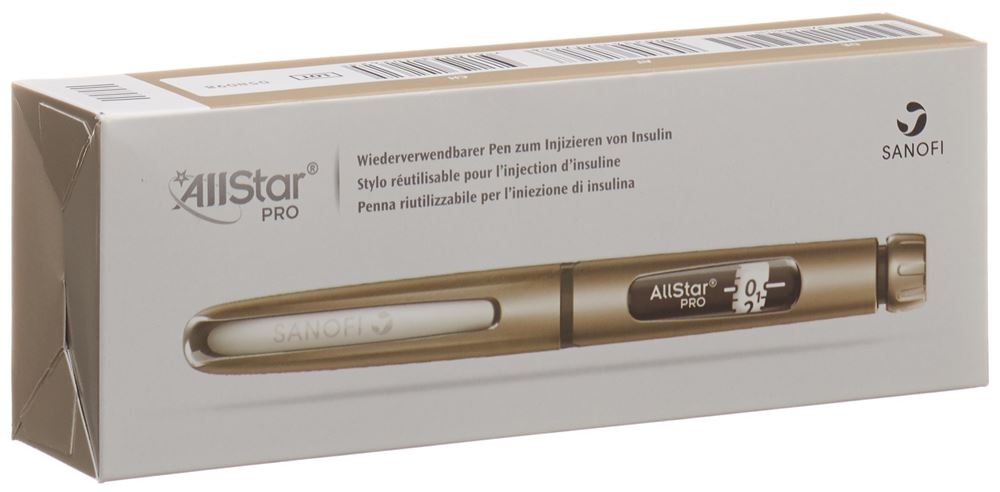 AllStar Pro Lantus/Apidra/Insuman Insulinpen silber
