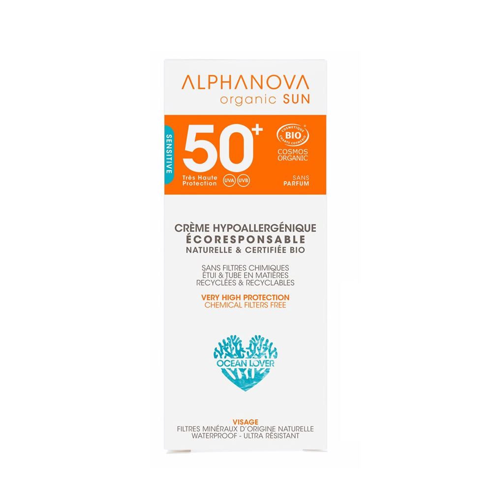 Alphanova SUN Gesicht Bio Spf50+ hypoallergen Tb 50 g