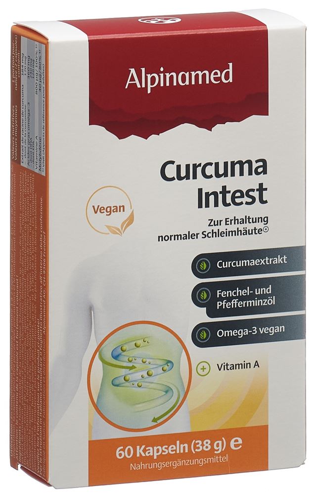 Alpinamed Curcuma Intest Kapseln 60 Stück