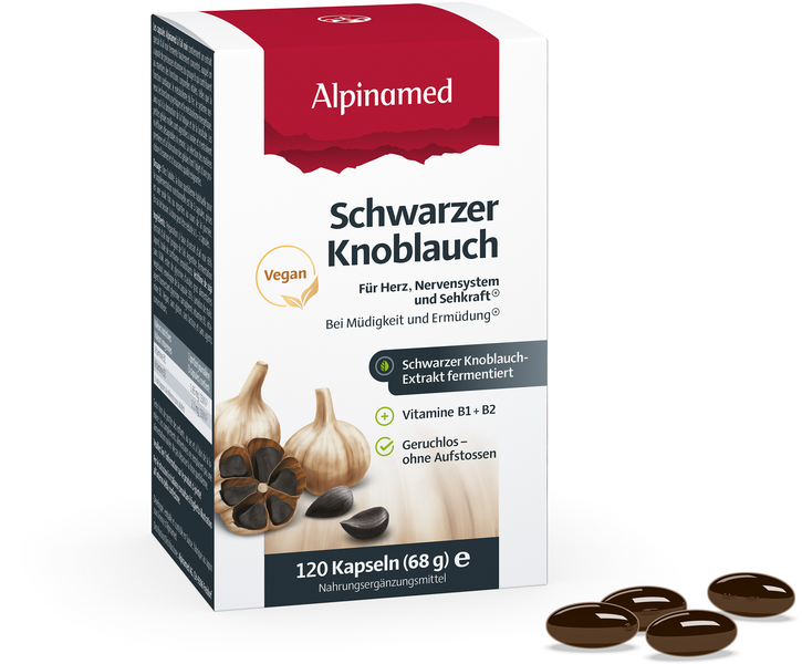 Alpinamed Schwarzer Knoblauch Kapseln 120 Stück