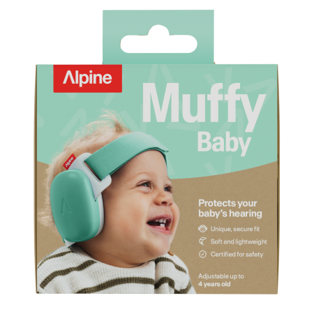 Alpine Kapselgehörschutz Muffy Baby 2.0 salbeigrün