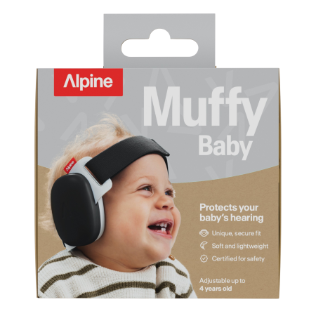 Alpine Kapselgehörschutz Muffy Baby 2.0 schwarz