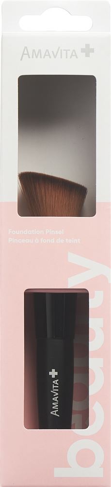 Amavita Beauty Foundation Pinsel schräg rund 100% vegan