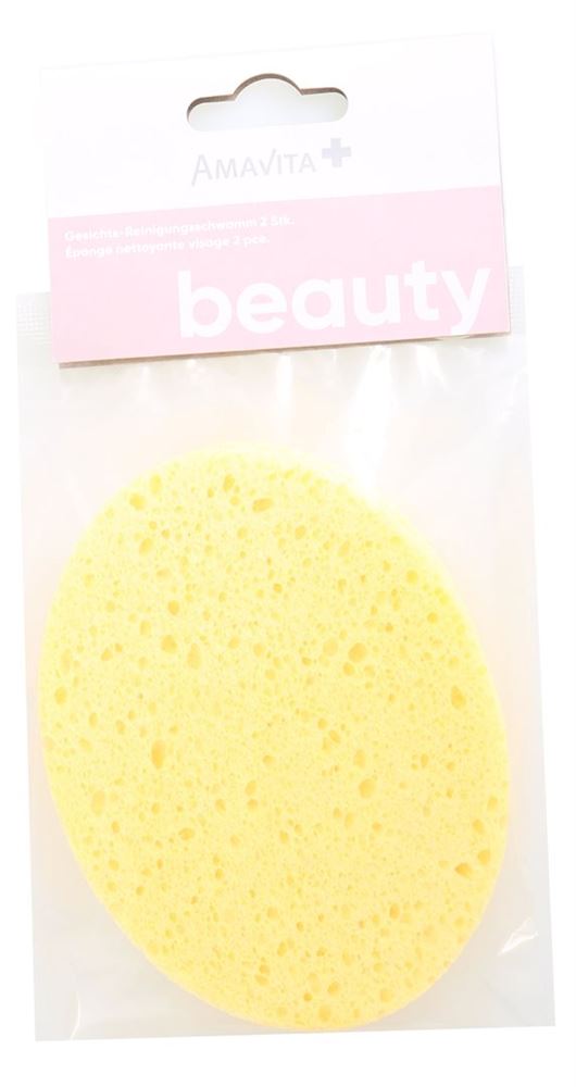 Amavita Beauty Gesichts-Reinigungsschwamm 100% vegan Btl
