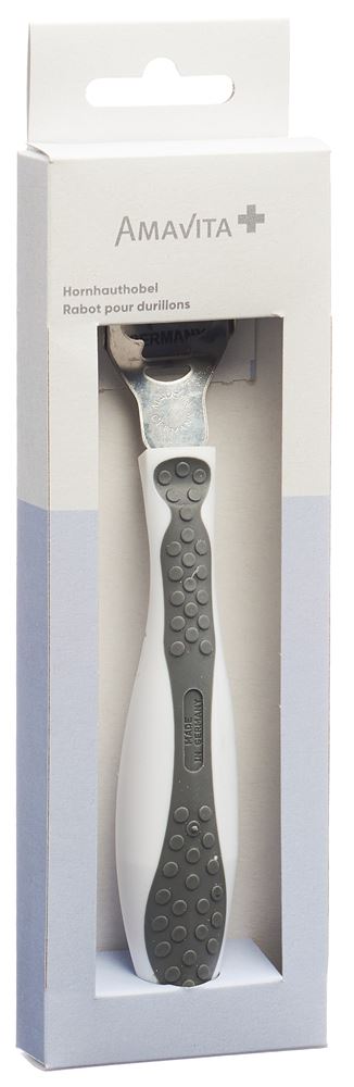 Amavita Beauty Hornhauthobel Softtouch grau