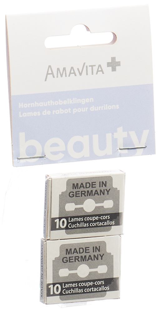 Amavita Beauty Hornhauthobelklingen 2 x 10 Stk