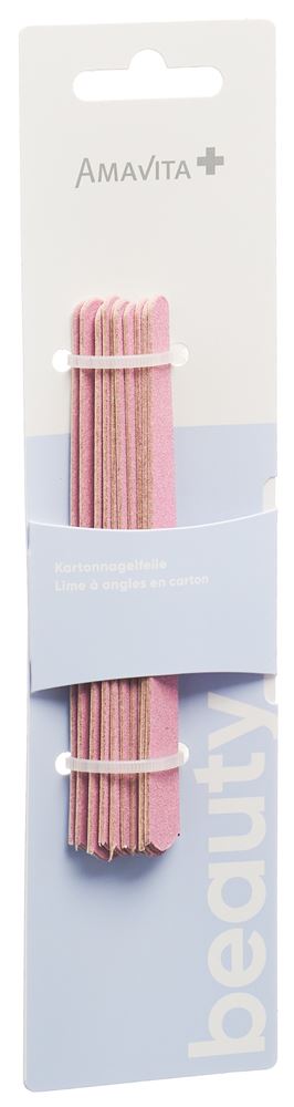 Amavita Beauty Kartonnagelfeile 12cm 10 Stk