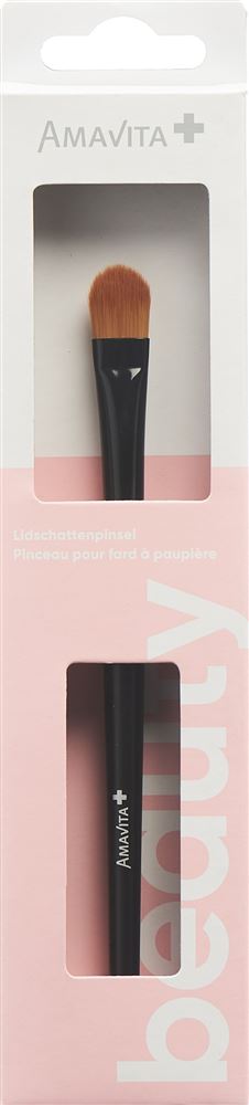 Amavita Beauty Lidschattenpinsel oval flach gross 100% vegan