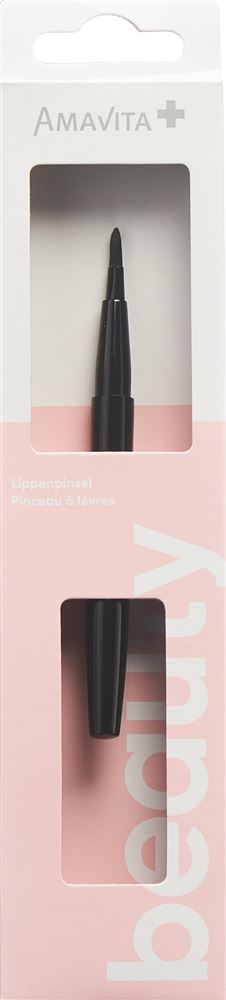 Amavita Beauty Lippenpinsel einziehbar oval flach 100% vegan