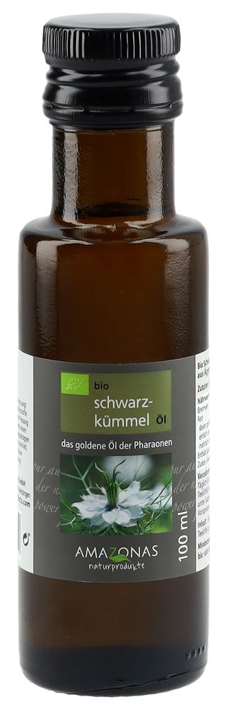 Amazonas schwarzkümmelöl 100 % rein kaltgepresst Ägypten Fl 100 ml