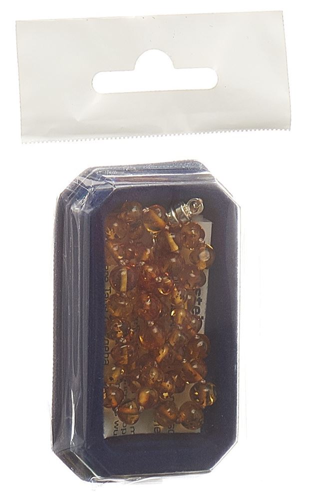 Amberstyle Bernsteinkette cognac hell 36cm mit Magnetverschluss