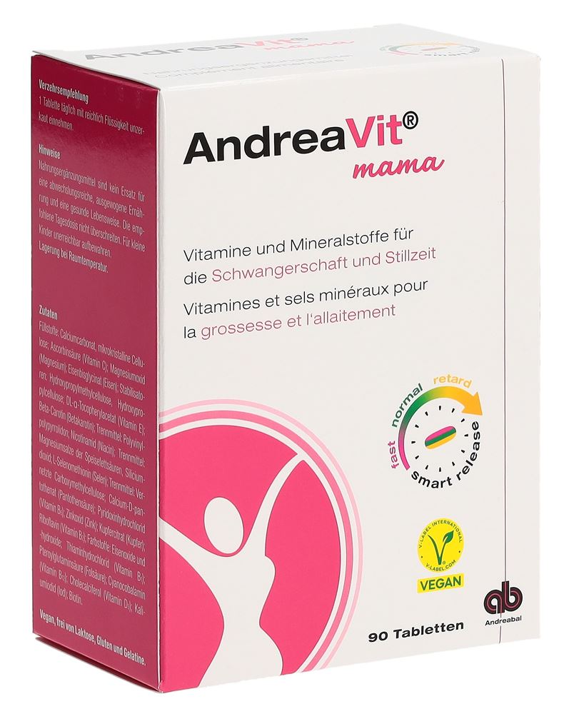 Andreavit Mama Tabl 90 Stk