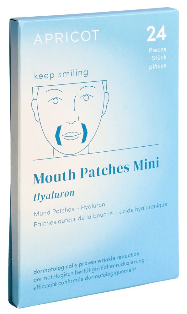 Apricot Mouth Patches Mini Hyaluron keep smiling 24 Stk