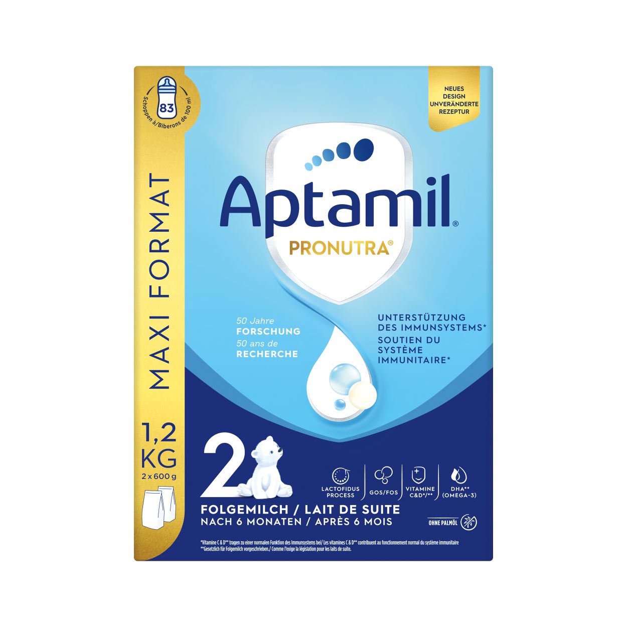 Aptamil Pronutra 2 Maxi Format Ds 1200 g