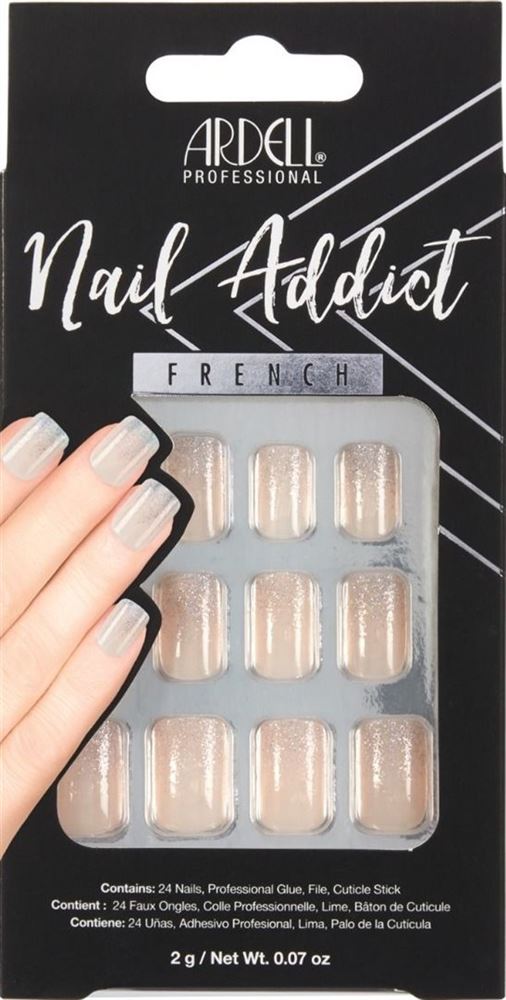 Ardell Nail Addict French Glitter 24 Stk