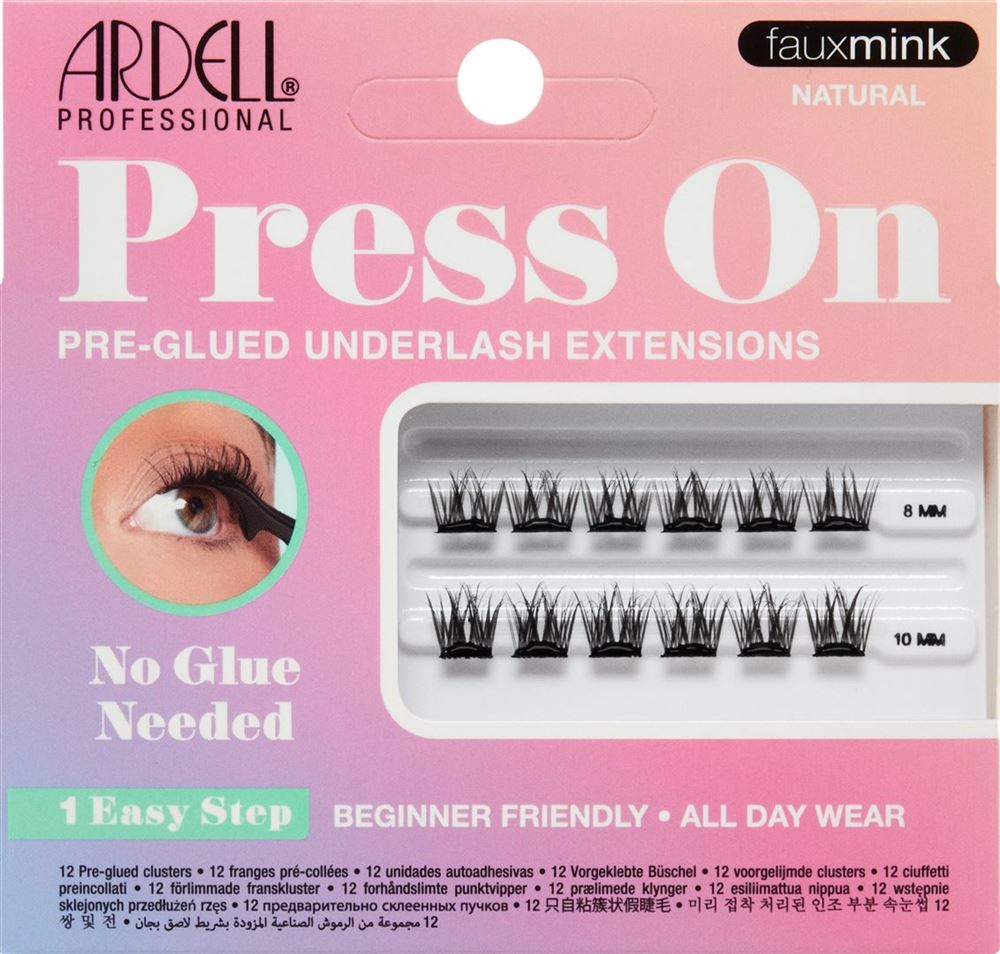 Ardell Press On Faux Mink Natural 12 Stk