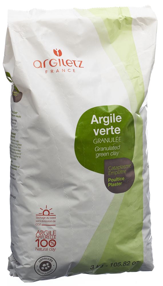 Argiletz Heilerde grün granuliert 3 kg