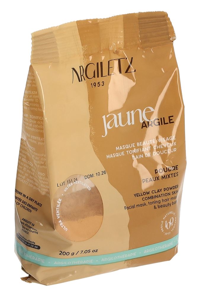 Argiletz Tonerde gelb ultraventiliert 200 g