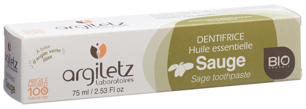 Argiletz Zahnpasta Salbei Bio 75 ml