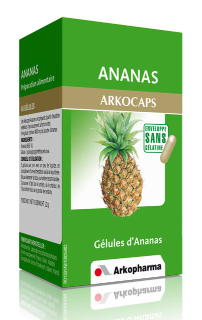 Arkocaps Ananas Kapseln Pflanzlich 45 Stück