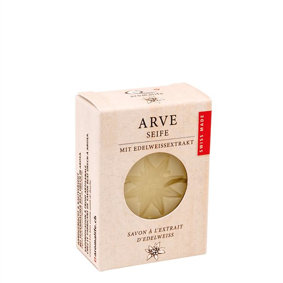 Aromalife Arve Seife mit Edelweissextrakt Karton 90 g