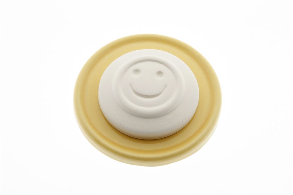 Aromalife Duftstein Set Smile & Unterteller gelb