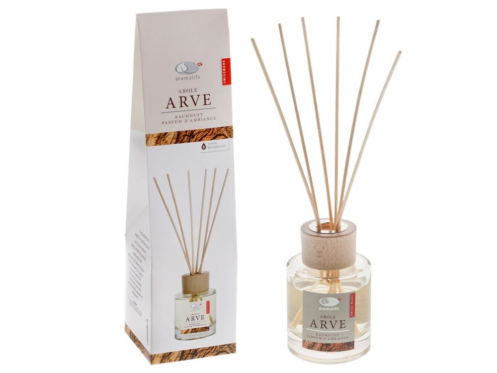Aromalife Raumduft Arve Holz mit Stäbchen 60 ml
