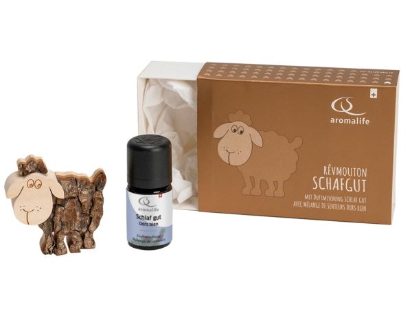 Aromalife SchafGut aus Holz mit Duftmischung Schlaf Gut 5 ml