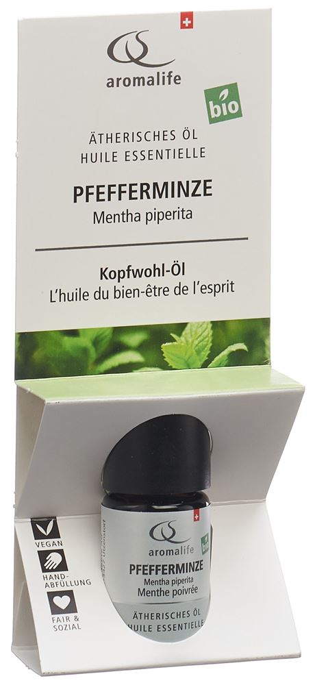 Aromalife TOP Pfefferminze Äth/Öl BIO Fl 5 ml