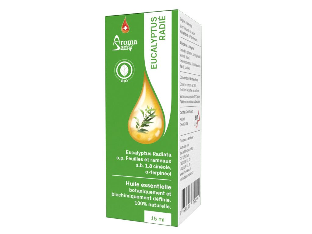 Aromasan Eukalyptus radiata Äth/Öl in Schachtel Bio 15 ml