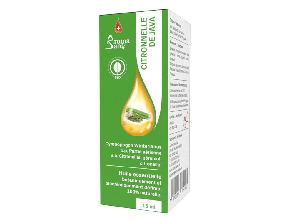 Aromasan Java Citronella Äth/Öl in Schachtel Bio 15 ml