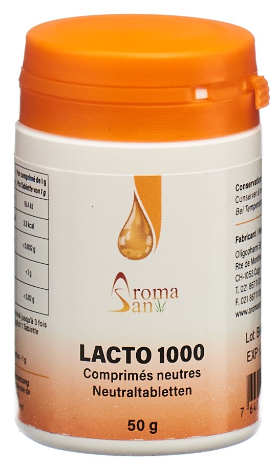 Aromasan Lacto 1000 Tabletten Für Ätherische Öle 50 Stück