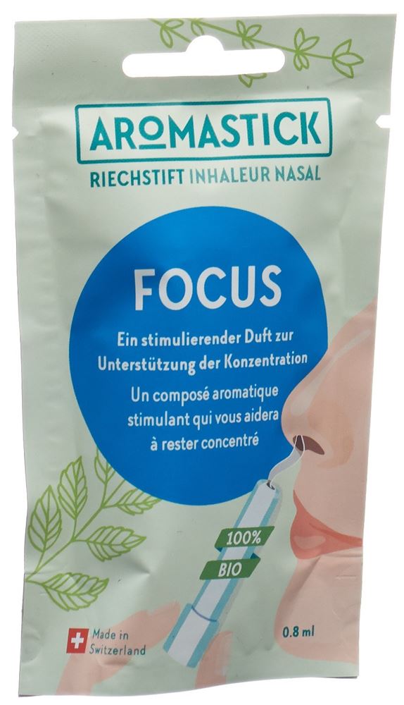 Aromastick Riechstift 100% Bio Focus Btl