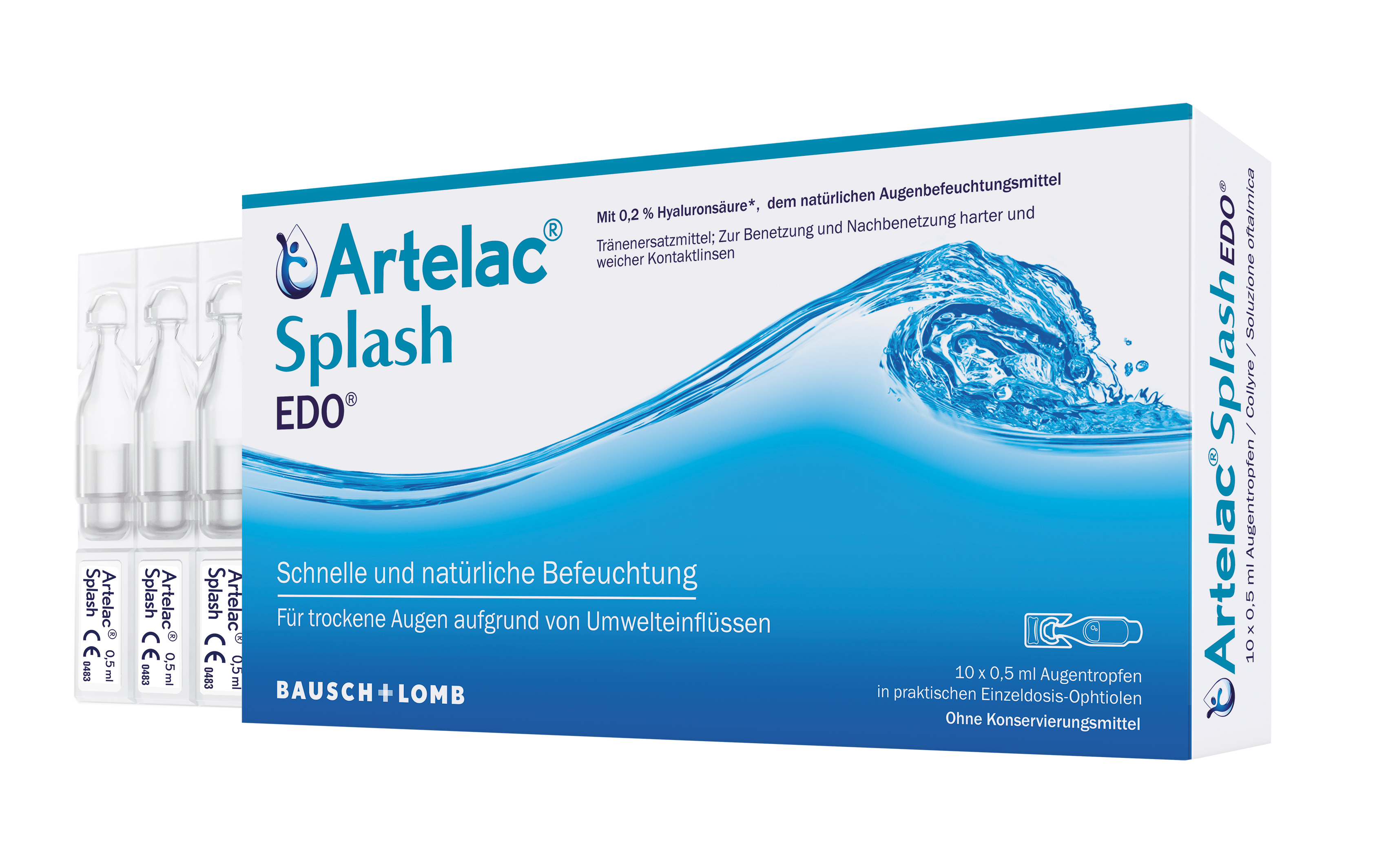 Artelac Splash EDO Gtt Opht 10 Monodos 0.5 ml