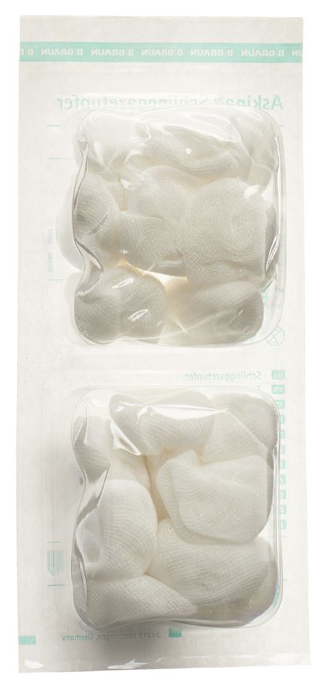 Askina Schlinggazetupfer Pflaumengro St Beutel 20 Stück