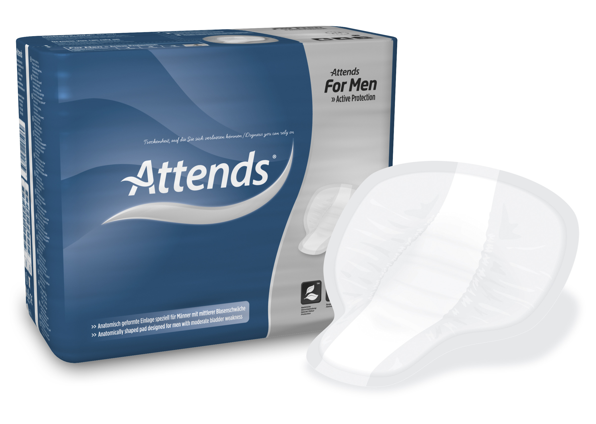 Attends For Men 4 Männereinlage 14 Stk