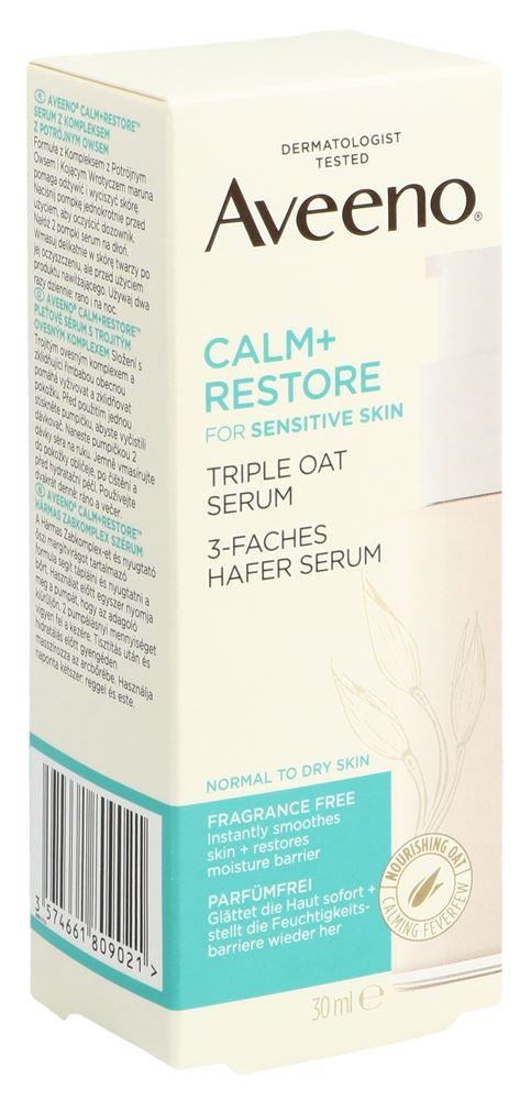 Aveeno Calm+Restore 3-faches Serum Hafer Disp 30 ml