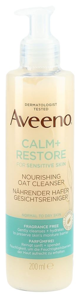 Aveeno Calm+Restore Gesichtsreiniger nährend Hafer Disp 200 ml