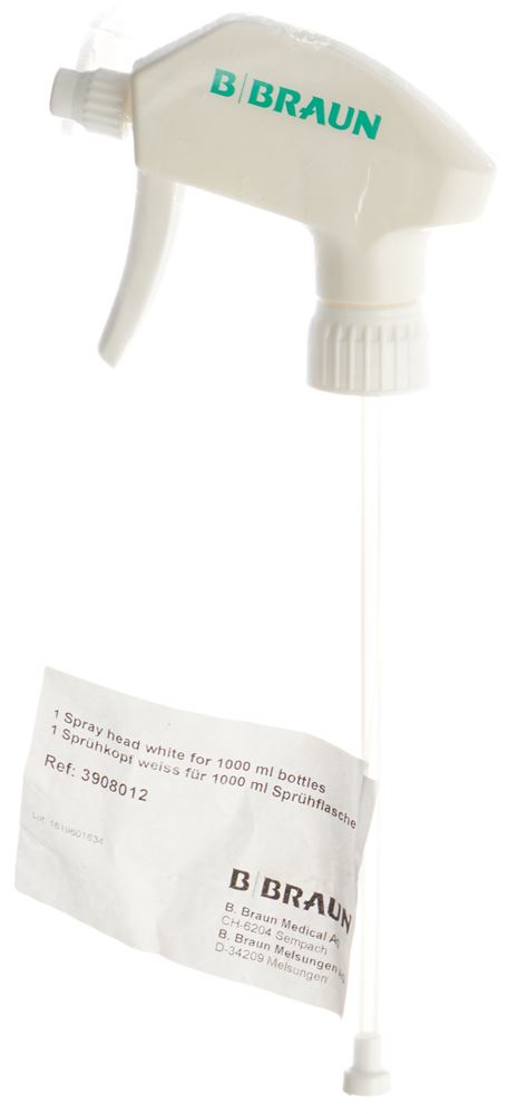 B. Braun Sprühpistole weiss zu Sprühflasche 1000ml