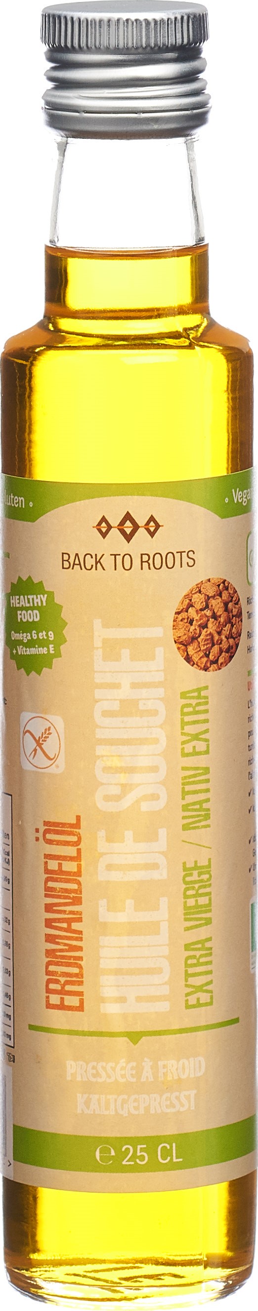 Back TO Roots Erdmandeln Öl Bio Fl 25 cl