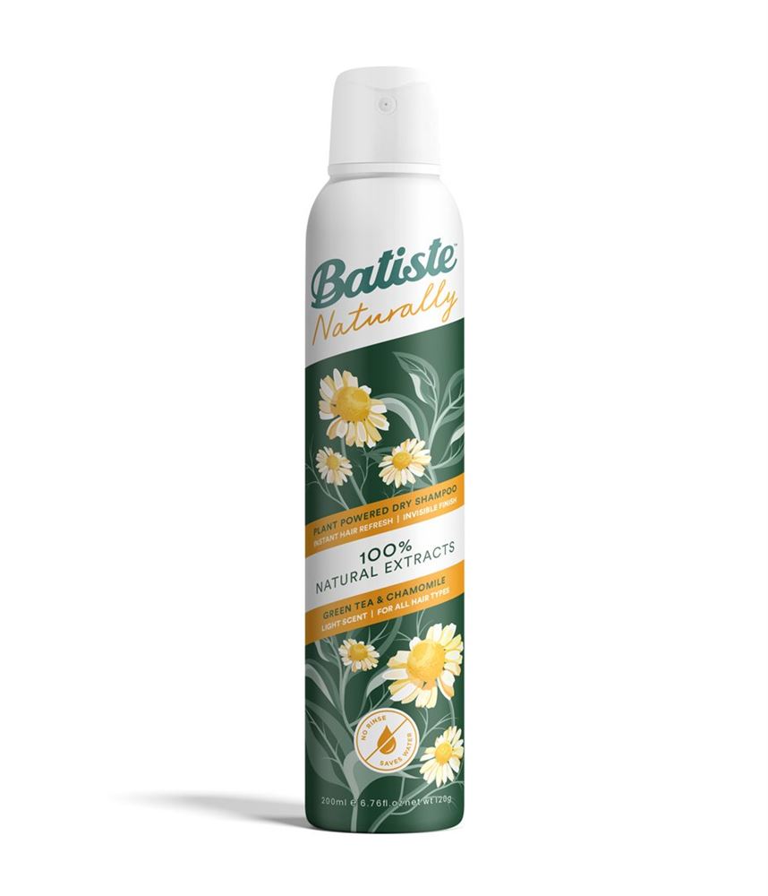 Batiste Trockenshampoo Naturally Green Tea&Chamomille 200 ml