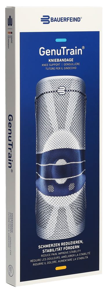 Bauerfeind GenuTrain Aktivbandage Gr0 titan