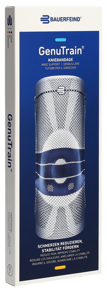 Bauerfeind GenuTrain Aktivbandage Gr7 Comfort titan