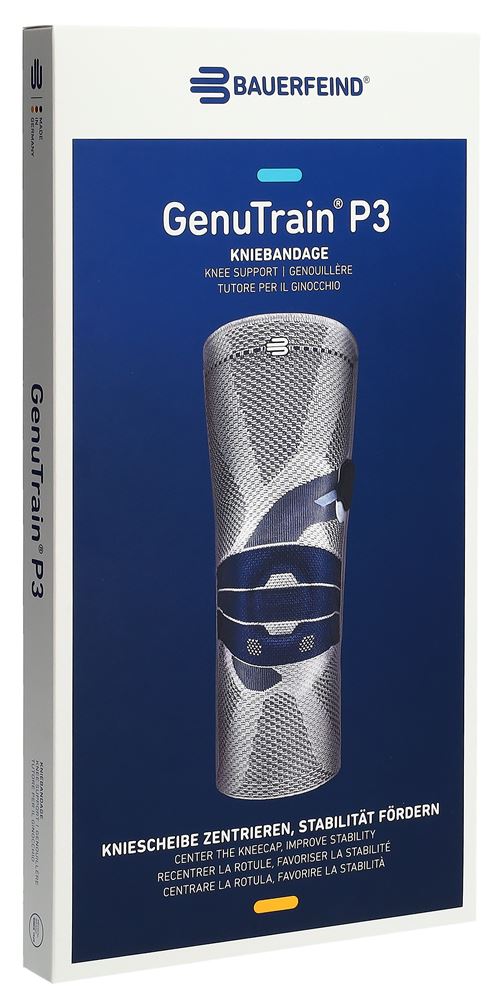 Bauerfeind GenuTrain P3 Gr4 titan rechts