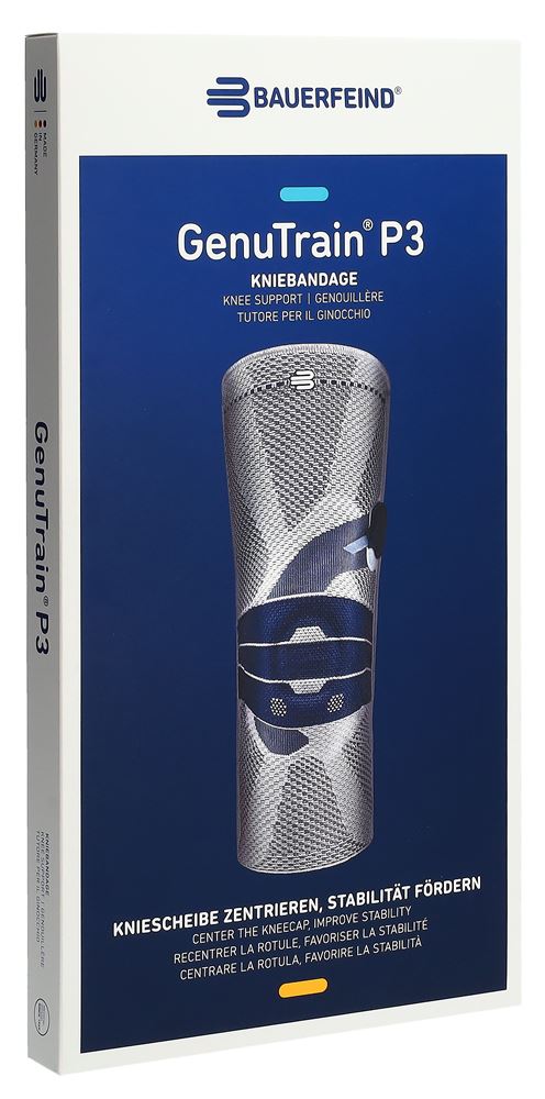 Bauerfeind GenuTrain P3 Gr5 titan rechts