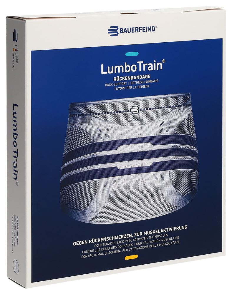 Bauerfeind LumboTrain Straight Gr3 titan