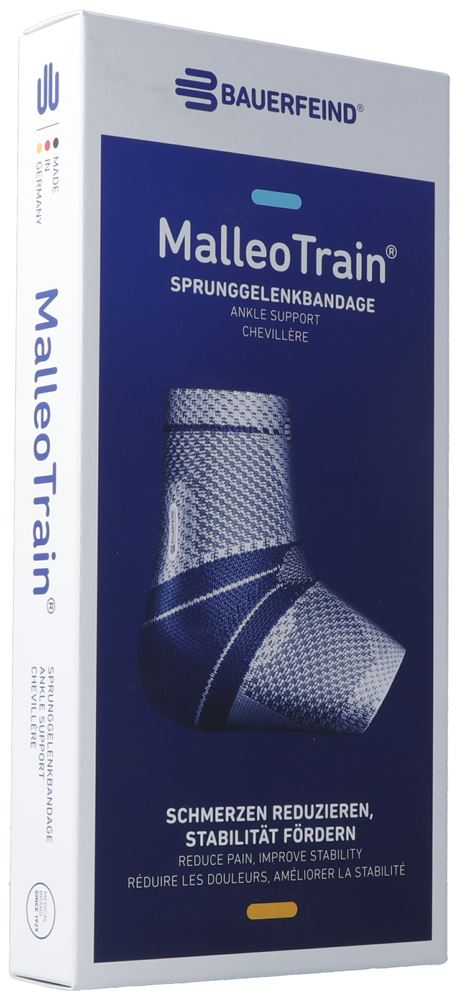 Bauerfeind MalleoTrain Aktivbandage Gr2 links titan