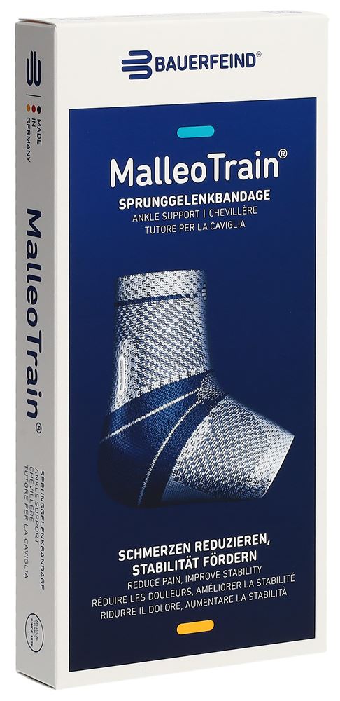Bauerfeind MalleoTrain Aktivbandage Gr4 links beige