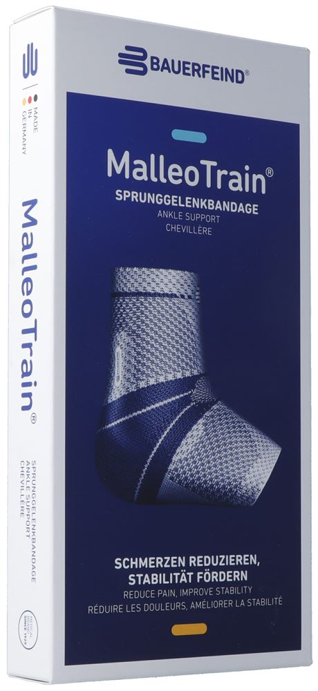 Bauerfeind MalleoTrain Aktivbandage Gr4 links titan